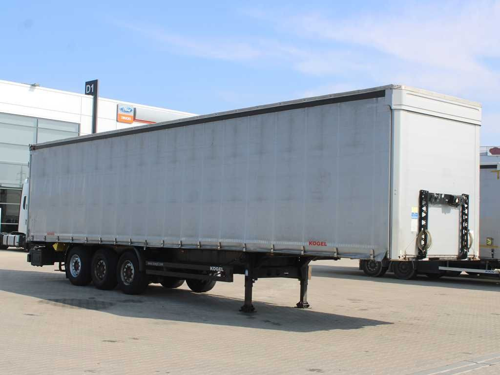 Kögel SN 24, LIFTING AXLE, SAF, MULDA, MULTILOCK - Tenta puspiekabe: foto 2 Kögel SN 24, LIFTING AXLE, SAF, MULDA, MULTILOCK - Tenta puspiekabe: foto 2