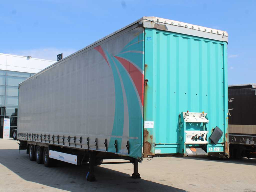 Krone SD 04, LOWDECK, LIFTING AXLE, LIFT ROOF - Tenta puspiekabe: foto 2 Krone SD 04, LOWDECK, LIFTING AXLE, LIFT ROOF - Tenta puspiekabe: foto 2