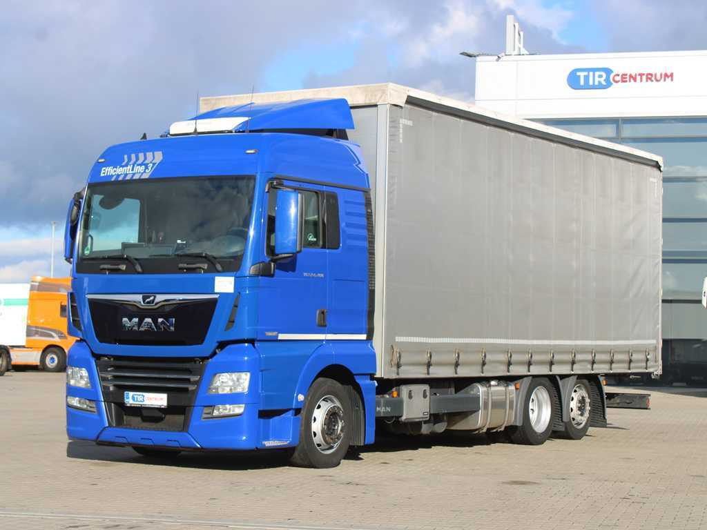 MAN TGX 24.460, EURO 6, 6X2, INDEPENDENT AIR CONDITIONING, AIR SUSPENSION - Kravas automašīna ar tentu: foto 1 MAN TGX 24.460, EURO 6, 6X2, INDEPENDENT AIR CONDITIONING, AIR SUSPENSION - Kravas automašīna ar tentu: foto 1