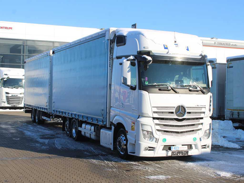 Mercedes-Benz ACTROS 2553, EURO 6, 6X2, AIR SUSPENSION, DRIVE-THROUGH + PANAV - Kravas automašīna ar tentu: foto 3 Mercedes-Benz ACTROS 2553, EURO 6, 6X2, AIR SUSPENSION, DRIVE-THROUGH + PANAV - Kravas automašīna ar tentu: foto 3