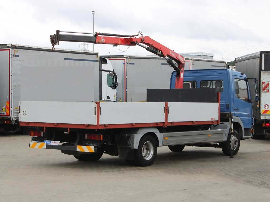 Mercedes-Benz ATEGO 1018, EURO 3, CRANE FASSI F40A.21 - Bortu kravas automašīna/ Platforma, Kravas auto ar manipulatoru: foto 3 Mercedes-Benz ATEGO 1018, EURO 3, CRANE FASSI F40A.21 - Bortu kravas automašīna/ Platforma, Kravas auto ar manipulatoru: foto 3