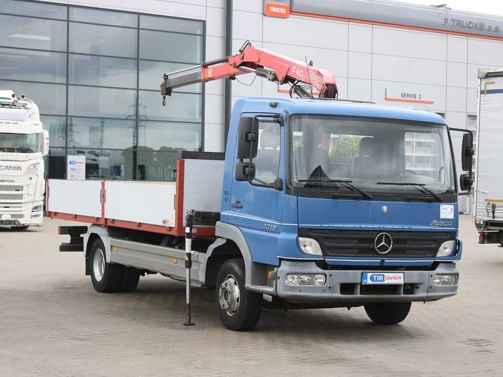 Mercedes-Benz ATEGO 1018, EURO 3, CRANE FASSI F40A.21 - Kravas auto ar manipulatoru: foto 2 Mercedes-Benz ATEGO 1018, EURO 3, CRANE FASSI F40A.21 - Kravas auto ar manipulatoru: foto 2