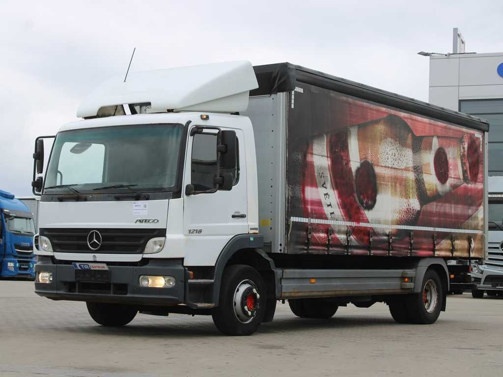 Mercedes-Benz ATEGO 1218, EURO 4 - Kravas automašīna ar tentu: foto 1 Mercedes-Benz ATEGO 1218, EURO 4 - Kravas automašīna ar tentu: foto 1