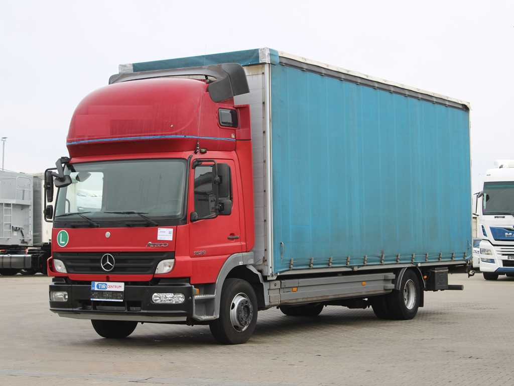 Mercedes-Benz ATEGO 1529 L, SLEEPING BODY, EURO 5 - Kravas automašīna ar tentu: foto 1 Mercedes-Benz ATEGO 1529 L, SLEEPING BODY, EURO 5 - Kravas automašīna ar tentu: foto 1