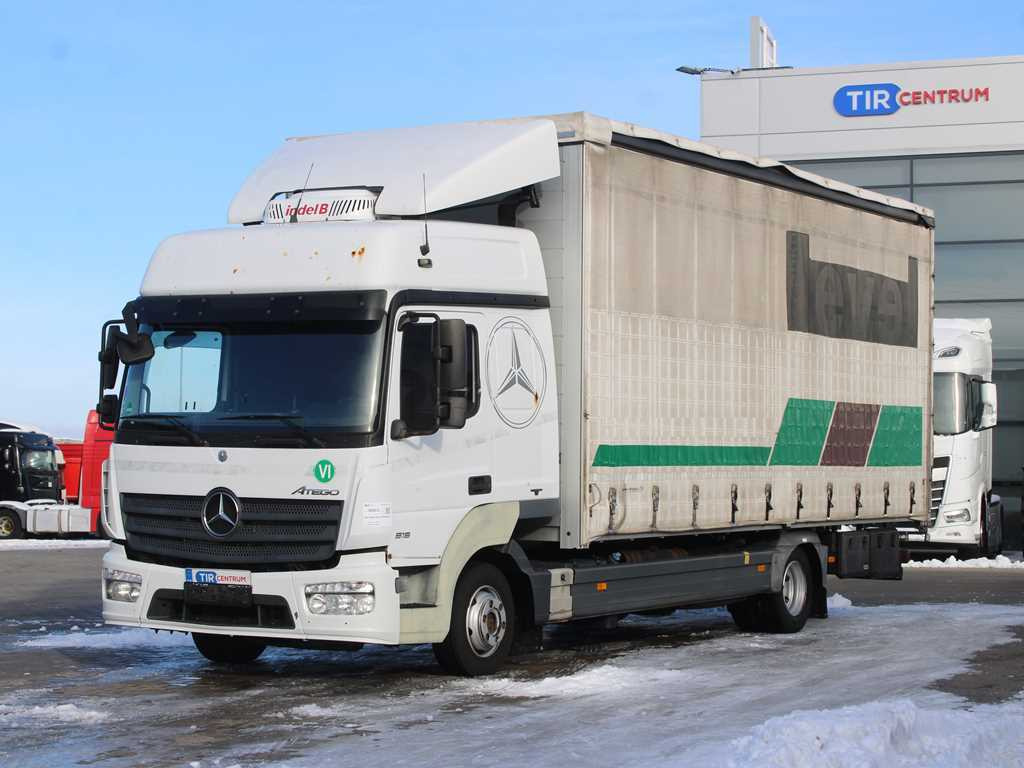 Mercedes-Benz ATEGO 816, EURO 6, INDEPENDENT AIR CONDITIONING - Kravas automašīna ar tentu: foto 1 Mercedes-Benz ATEGO 816, EURO 6, INDEPENDENT AIR CONDITIONING - Kravas automašīna ar tentu: foto 1