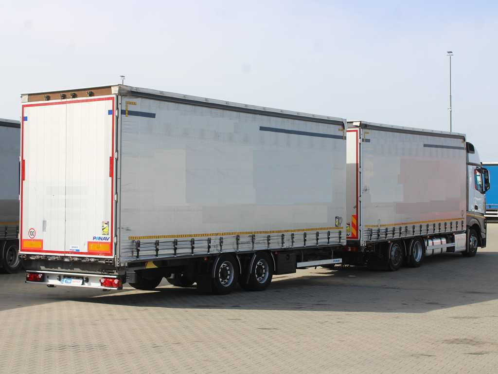 Mercedes-Benz Actros 2542, 6X2, EURO 6, AIR SUSPENSION + PANAV TV018H - Kravas automašīna ar tentu: foto 4 Mercedes-Benz Actros 2542, 6X2, EURO 6, AIR SUSPENSION + PANAV TV018H - Kravas automašīna ar tentu: foto 4