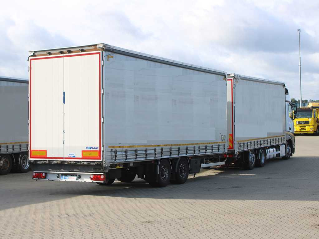 Mercedes-Benz Actros 2542, 6X2, LIFTING AXLE + PANAV TVK18M - Kravas automašīna ar tentu: foto 4 Mercedes-Benz Actros 2542, 6X2, LIFTING AXLE + PANAV TVK18M - Kravas automašīna ar tentu: foto 4
