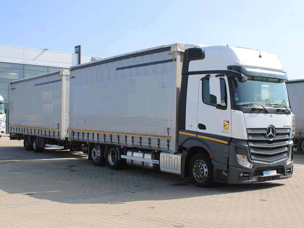 Mercedes-Benz Actros 2542, EURO 6, 6X2 + PANAV TV018M - Kravas automašīna ar tentu: foto 2 Mercedes-Benz Actros 2542, EURO 6, 6X2 + PANAV TV018M - Kravas automašīna ar tentu: foto 2