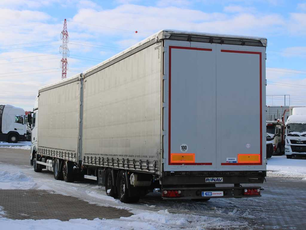 Mercedes-Benz Actros 2545, 6X2, EURO 6, AIR SUSPENSION, DRIVE-THROUGH + PANAV - Kravas automašīna ar tentu: foto 5 Mercedes-Benz Actros 2545, 6X2, EURO 6, AIR SUSPENSION, DRIVE-THROUGH + PANAV - Kravas automašīna ar tentu: foto 5
