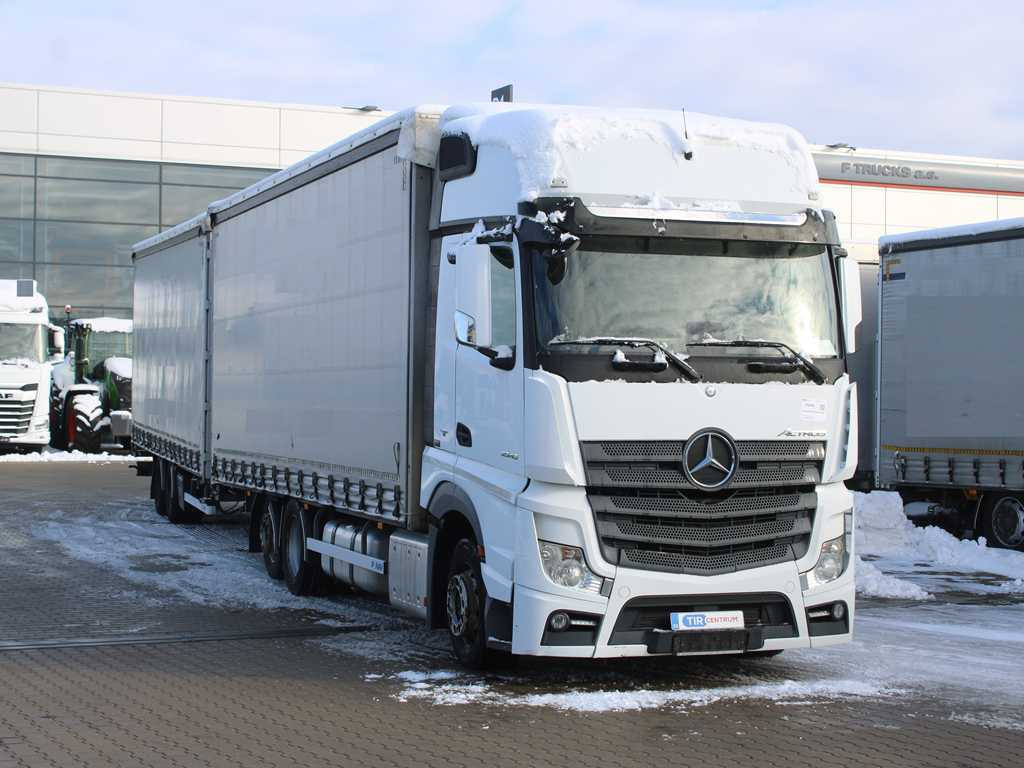 Mercedes-Benz Actros 2545, 6X2, EURO 6, AIR SUSPENSION, DRIVE-THROUGH + PANAV - Kravas automašīna ar tentu: foto 3 Mercedes-Benz Actros 2545, 6X2, EURO 6, AIR SUSPENSION, DRIVE-THROUGH + PANAV - Kravas automašīna ar tentu: foto 3