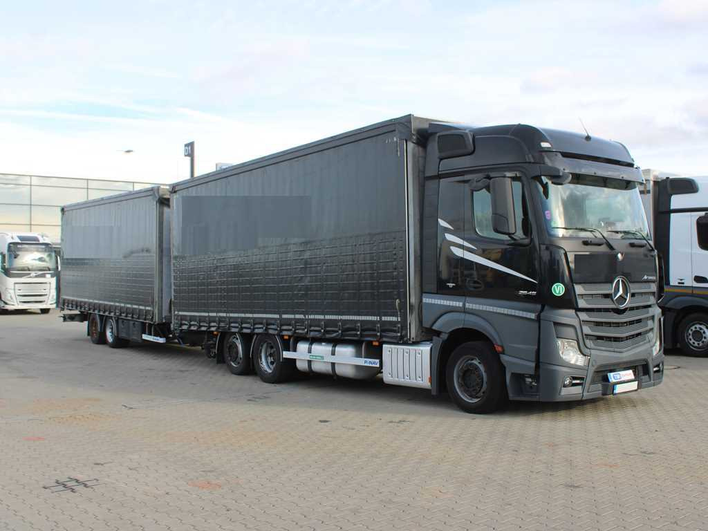 Mercedes-Benz Actros 2545, 6X2, EURO 6, AIR SUSPENSION + PANAV - Kravas automašīna ar tentu: foto 3 Mercedes-Benz Actros 2545, 6X2, EURO 6, AIR SUSPENSION + PANAV - Kravas automašīna ar tentu: foto 3