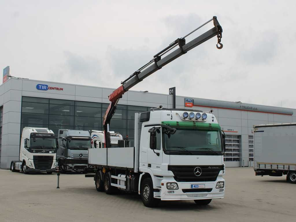 Mercedes-Benz Actros 2644, 6X4, EURO 4, CRANE FASSI F210 - Bortu kravas automašīna/ Platforma, Kravas auto ar manipulatoru: foto 2 Mercedes-Benz Actros 2644, 6X4, EURO 4, CRANE FASSI F210 - Bortu kravas automašīna/ Platforma, Kravas auto ar manipulatoru: foto 2
