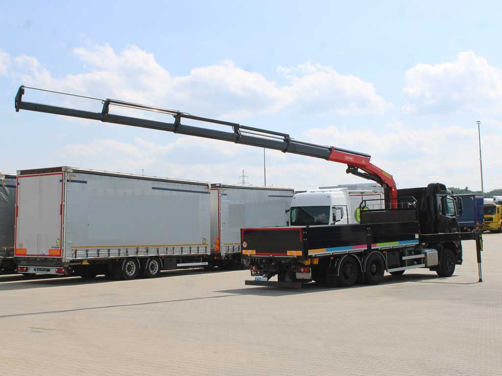 Mercedes-Benz Arocs 2542, 6X2, EURO 6, SIDE PANEL, NAVIGATION, CAMERA, PALFINGER PK 24.001 SLD5 - Bortu kravas automašīna/ Platforma, Kravas auto ar manipulatoru: foto 4 Mercedes-Benz Arocs 2542, 6X2, EURO 6, SIDE PANEL, NAVIGATION, CAMERA, PALFINGER PK 24.001 SLD5 - Bortu kravas automašīna/ Platforma, Kravas auto ar manipulatoru: foto 4