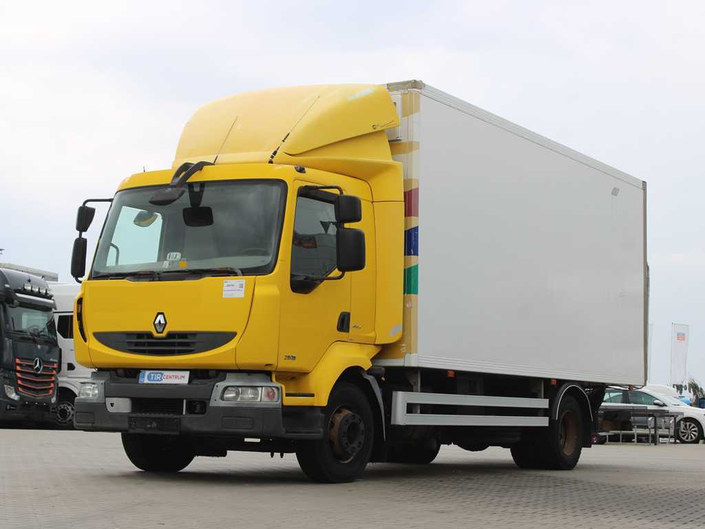 Renault MIDLUM 280.14, EURO 4, HYDRAULIC FRONT - Kravas automašīna ar slēgto virsbūvi: foto 1 Renault MIDLUM 280.14, EURO 4, HYDRAULIC FRONT - Kravas automašīna ar slēgto virsbūvi: foto 1