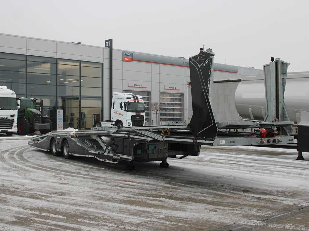 STU SEMI-TRAILER, 2x WINCH, OWN PUMP, NEW UNUSED - Puspiekabe autovedējs: foto 3 STU SEMI-TRAILER, 2x WINCH, OWN PUMP, NEW UNUSED - Puspiekabe autovedējs: foto 3