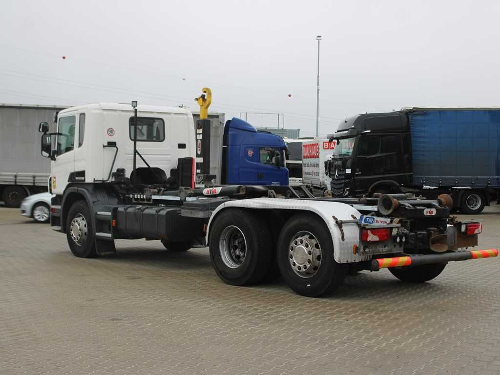 Scania P410, EURO 5, 6X2, HOOK CONTAINER, LIFTING AXLE - Pacēlājs ar āķi: foto 4 Scania P410, EURO 5, 6X2, HOOK CONTAINER, LIFTING AXLE - Pacēlājs ar āķi: foto 4