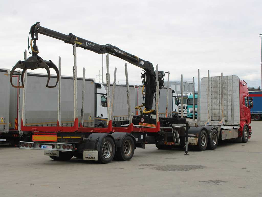 Scania R 480, HYDRAULIC ARM LHO L120Z(78), 6X4 - Kokvedējs, Kravas auto ar manipulatoru: foto 4 Scania R 480, HYDRAULIC ARM LHO L120Z(78), 6X4 - Kokvedējs, Kravas auto ar manipulatoru: foto 4
