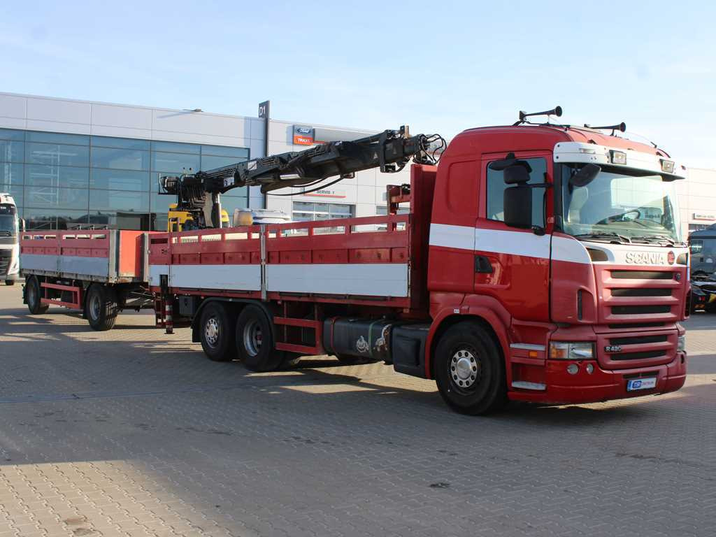 Scania R380, EURO 3, 6X2, LIFT AXLE, HIAB 166K + KOGEL ANBS(1996) - Bortu kravas automašīna/ Platforma, Kravas auto ar manipulatoru: foto 3 Scania R380, EURO 3, 6X2, LIFT AXLE, HIAB 166K + KOGEL ANBS(1996) - Bortu kravas automašīna/ Platforma, Kravas auto ar manipulatoru: foto 3
