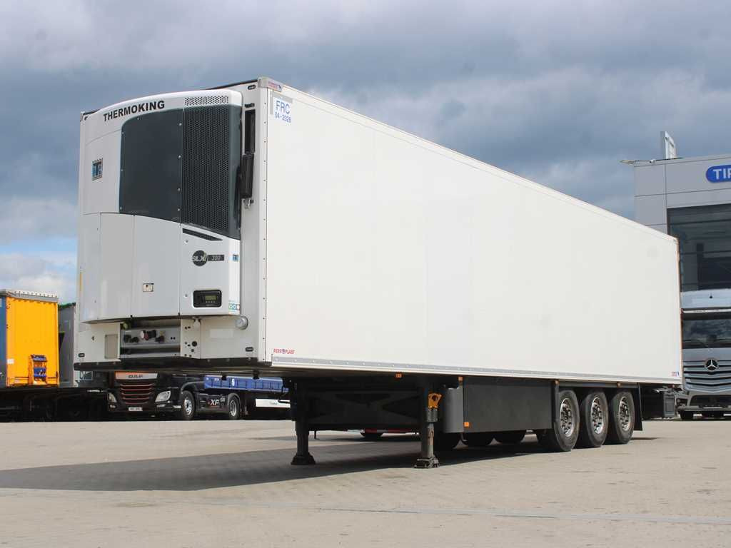 Schmitz Cargobull SCB S3B, THERMO KING SLXi 300, LIFTING AXLE - Puspiekabe refrižerators: foto 1 Schmitz Cargobull SCB S3B, THERMO KING SLXi 300, LIFTING AXLE - Puspiekabe refrižerators: foto 1