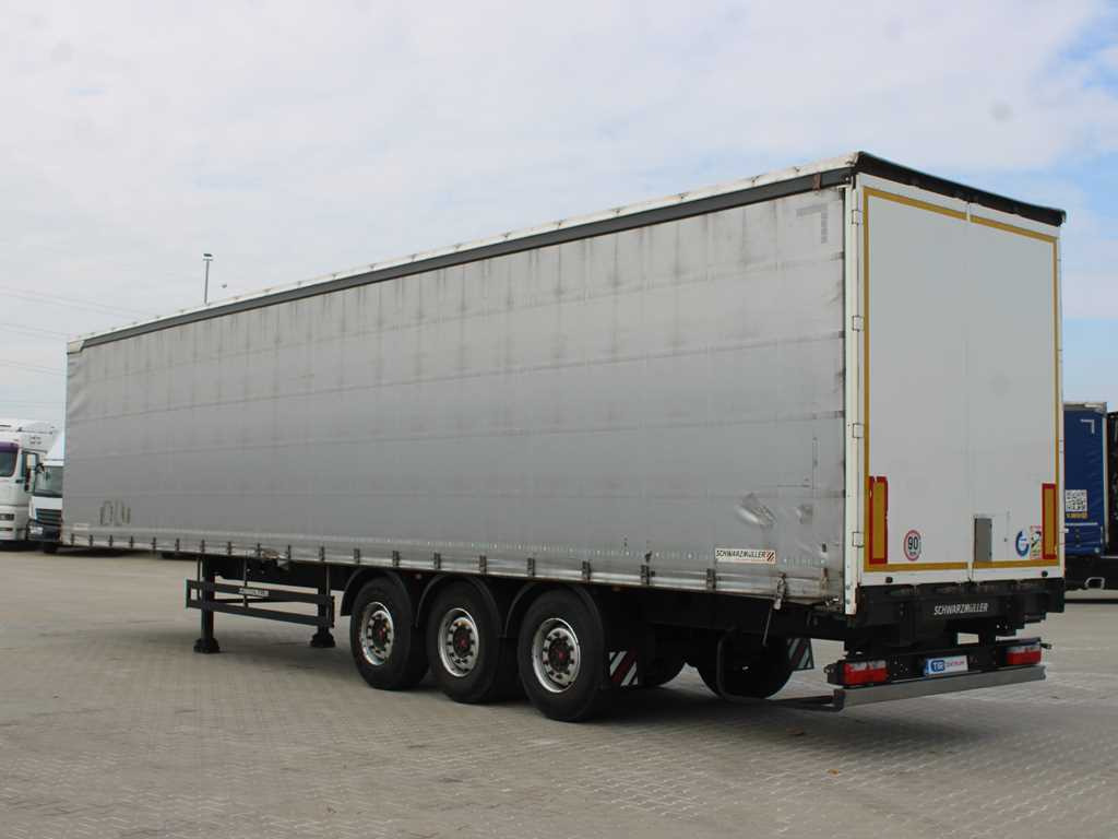 Schwarzmüller SPA 3/E, AXLES SAF, MULDA, MULTILOCK, TIRES 80% - Tenta puspiekabe: foto 5 Schwarzmüller SPA 3/E, AXLES SAF, MULDA, MULTILOCK, TIRES 80% - Tenta puspiekabe: foto 5
