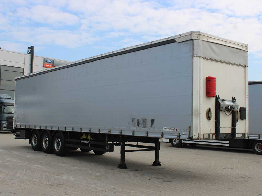Schwarzmüller SPA 3/E, AXLES SAF, MULDA, MULTILOCK, TIRES 80% - Tenta puspiekabe: foto 3 Schwarzmüller SPA 3/E, AXLES SAF, MULDA, MULTILOCK, TIRES 80% - Tenta puspiekabe: foto 3