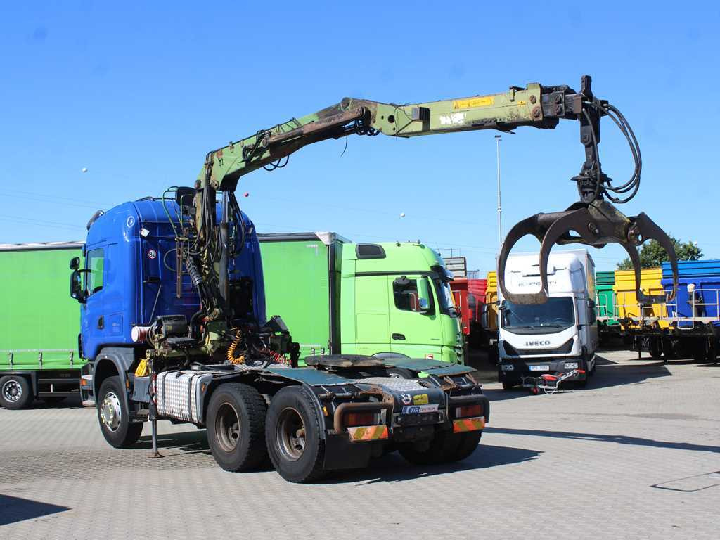 Scania R420, 6x4, EURO 3, HYDRAULIC ARM LOGLIFT F135ZT94A, LIGHTS - Vilcējs: foto 5 Scania R420, 6x4, EURO 3, HYDRAULIC ARM LOGLIFT F135ZT94A, LIGHTS - Vilcējs: foto 5