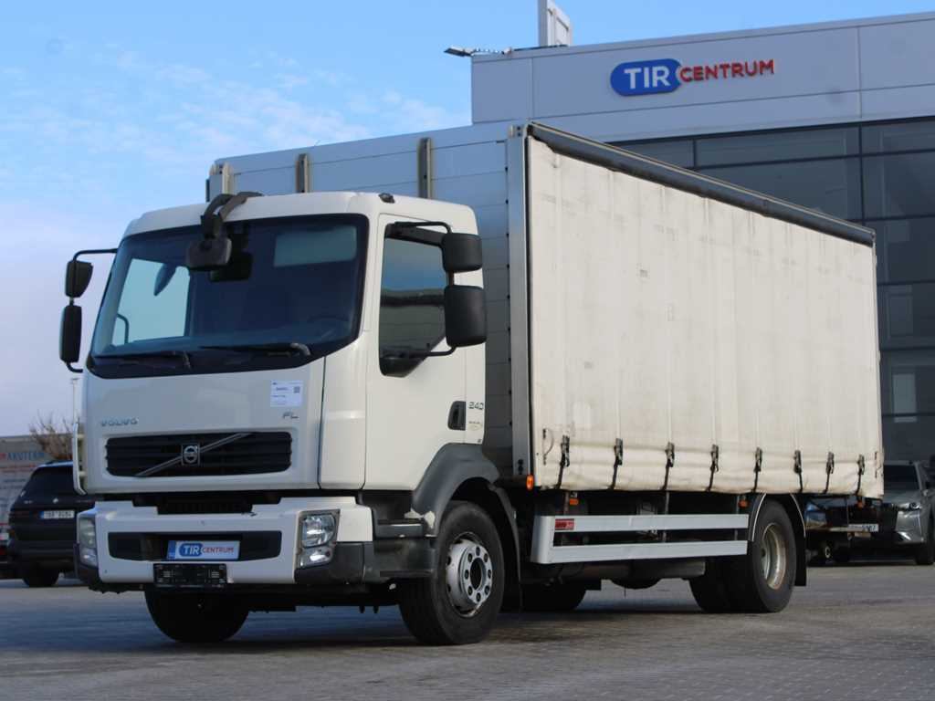 Volvo FL 240, EURO 5, HYDRAULIC FRONT, TIRES 80% - Kravas automašīna ar tentu: foto 1 Volvo FL 240, EURO 5, HYDRAULIC FRONT, TIRES 80% - Kravas automašīna ar tentu: foto 1