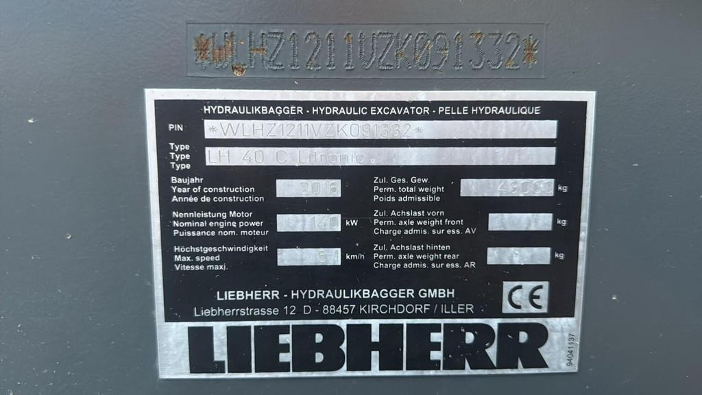 Liebherr LH 40C EW - Atkritumu iekrāvējs: foto 2 Liebherr LH 40C EW - Atkritumu iekrāvējs: foto 2