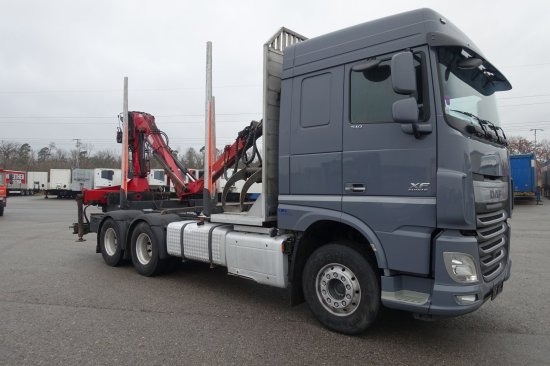 DAF FAT XF 510 mit Penz Ladekran 15Z8.70 inkl. Holzgreifer 6x4 - Kokvedējs: foto 3 DAF FAT XF 510 mit Penz Ladekran 15Z8.70 inkl. Holzgreifer 6x4 - Kokvedējs: foto 3