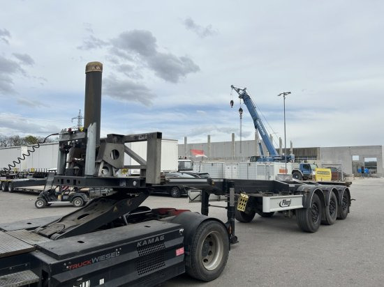 FLIEGL 30 ft Container Kippchassis ,Alufelgen - Puspiekabe noņemamā virsbūve/ Konteineru vedējs: foto 1 FLIEGL 30 ft Container Kippchassis ,Alufelgen - Puspiekabe noņemamā virsbūve/ Konteineru vedējs: foto 1