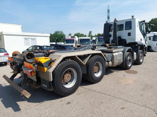 Iveco 8x4 Meiller Abroller, Automatik, E6, Retarder, - Pacēlājs ar āķi, Kravas auto ar manipulatoru: foto 4 Iveco 8x4 Meiller Abroller, Automatik, E6, Retarder, - Pacēlājs ar āķi, Kravas auto ar manipulatoru: foto 4