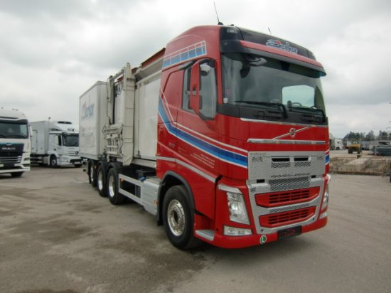 Volvo FH 500 8X4*4 Euro 6, Retarder, Tierkörpertransport Voll Luft - Kravas automašīna: foto 1 Volvo FH 500 8X4*4 Euro 6, Retarder, Tierkörpertransport Voll Luft - Kravas automašīna: foto 1