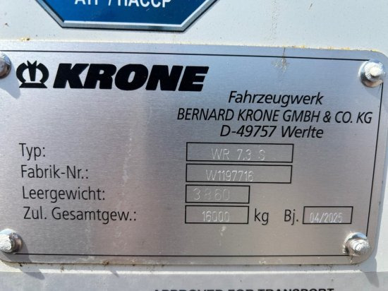 Jaunā Piekabe noņemamā virsbūve/ Konteineru vedējs Krone Kühlwechselpritsche Cool Box TK T-800R, 7.30 Meter, Neu: foto 10
