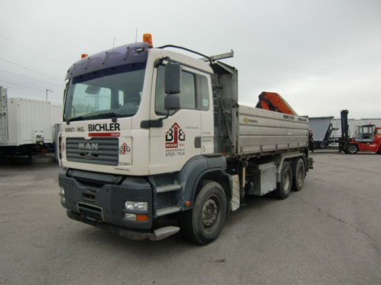 MAN TGA 33.430 6x4 Kipper, Manuel, E4 Palfinger Blatt-Blatt - Kravas automašīna pašizgāzējs: foto 1 MAN TGA 33.430 6x4 Kipper, Manuel, E4 Palfinger Blatt-Blatt - Kravas automašīna pašizgāzējs: foto 1