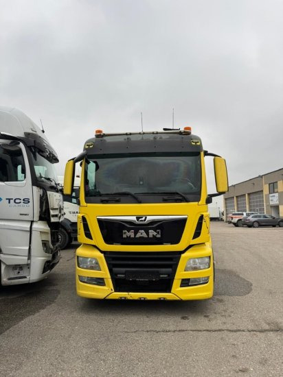 MAN TGS 26.500 6x2, Palfinger-Abrollkipper mit Kran, Lenk-Liftachse, Euro 6 - Pacēlājs ar āķi, Kravas auto ar manipulatoru: foto 2 MAN TGS 26.500 6x2, Palfinger-Abrollkipper mit Kran, Lenk-Liftachse, Euro 6 - Pacēlājs ar āķi, Kravas auto ar manipulatoru: foto 2