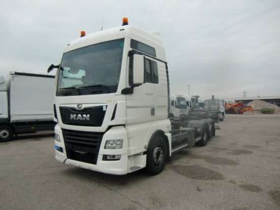 MAN TGX 26.460 XXL 6x2 Liftachse Euro 6 Unterfaltbühne - Konteineru vedējs/ Kravas automašīna ar noņemamā virsbūve: foto 1 MAN TGX 26.460 XXL 6x2 Liftachse Euro 6 Unterfaltbühne - Konteineru vedējs/ Kravas automašīna ar noņemamā virsbūve: foto 1