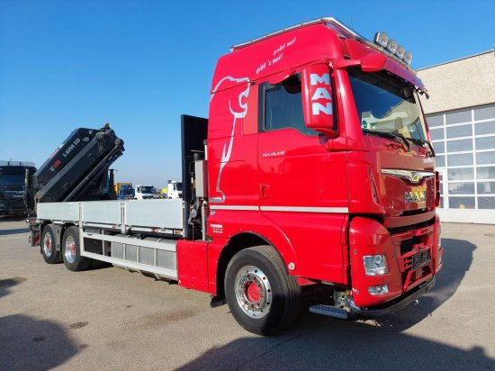 MAN TGX 26.510 BL Pritsche, Intarder, HIAB X-HIPRO 558EP-5, Alu-Felgen, Lenkachse, - Bortu kravas automašīna/ Platforma, Kravas auto ar manipulatoru: foto 3 MAN TGX 26.510 BL Pritsche, Intarder, HIAB X-HIPRO 558EP-5, Alu-Felgen, Lenkachse, - Bortu kravas automašīna/ Platforma, Kravas auto ar manipulatoru: foto 3