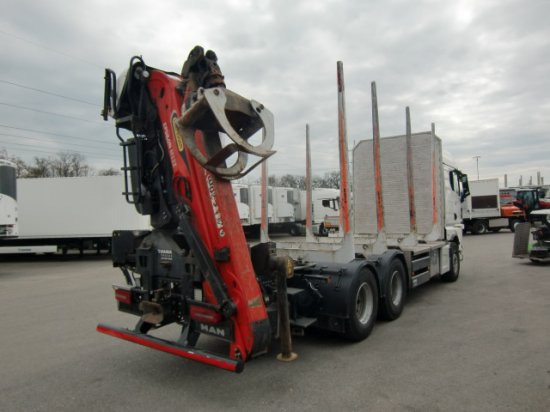 MAN TGX 33.580 BL 6x4, Intarder, Holztransporter, - Kokvedējs, Kravas auto ar manipulatoru: foto 4 MAN TGX 33.580 BL 6x4, Intarder, Holztransporter, - Kokvedējs, Kravas auto ar manipulatoru: foto 4