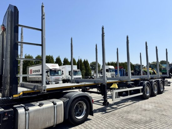 MEGA TIMBER LONG Holzauflieger 6 Rungenpaare - Kokvedēja puspiekabe: foto 3 MEGA TIMBER LONG Holzauflieger 6 Rungenpaare - Kokvedēja puspiekabe: foto 3