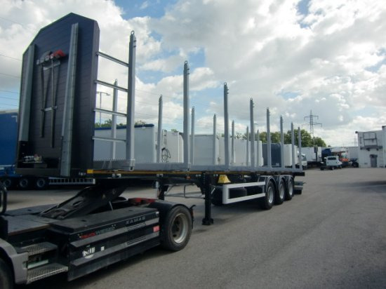 MEGA TIMBER LONG Holzauflieger 8 Rungenpaare 3. Achse Liftachse - Kokvedēja puspiekabe: foto 1 MEGA TIMBER LONG Holzauflieger 8 Rungenpaare 3. Achse Liftachse - Kokvedēja puspiekabe: foto 1