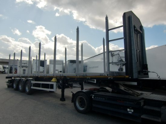 MEGA TIMBER LONG Holzauflieger 8 Rungenpaare 3. Achse Liftachse - Kokvedēja puspiekabe: foto 3 MEGA TIMBER LONG Holzauflieger 8 Rungenpaare 3. Achse Liftachse - Kokvedēja puspiekabe: foto 3