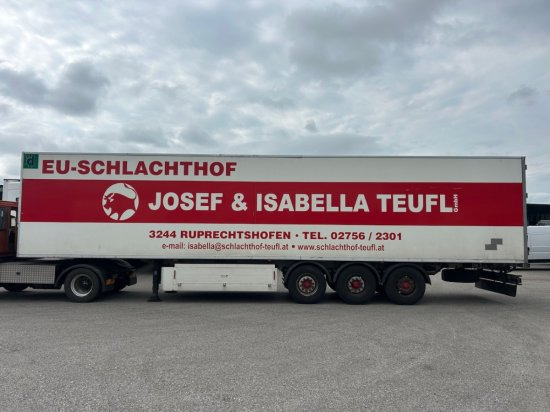 Menci Fleischkühler Rohrbahnen, Liftachse, BPW, light weight - Puspiekabe izotermiskais: foto 5 Menci Fleischkühler Rohrbahnen, Liftachse, BPW, light weight - Puspiekabe izotermiskais: foto 5
