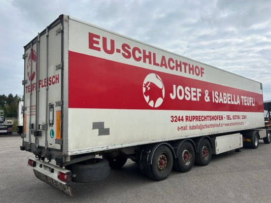 Menci Fleischkühler Rohrbahnen, Liftachse, BPW, light weight - Puspiekabe izotermiskais: foto 2 Menci Fleischkühler Rohrbahnen, Liftachse, BPW, light weight - Puspiekabe izotermiskais: foto 2