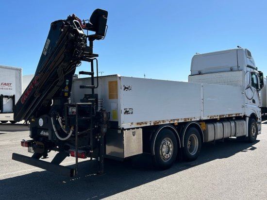 Mercedes-Benz Actros 2545 L 6x2, Retarder, Pritsche, Hiab XS 166 D-4 PRO, E5 - Bortu kravas automašīna/ Platforma, Kravas auto ar manipulatoru: foto 5 Mercedes-Benz Actros 2545 L 6x2, Retarder, Pritsche, Hiab XS 166 D-4 PRO, E5 - Bortu kravas automašīna/ Platforma, Kravas auto ar manipulatoru: foto 5