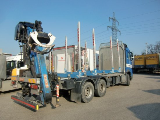 Mercedes-Benz Arocs 3353 6x4 Holztransp., Palfinger Kran Epsilon - Kokvedējs, Kravas auto ar manipulatoru: foto 4 Mercedes-Benz Arocs 3353 6x4 Holztransp., Palfinger Kran Epsilon - Kokvedējs, Kravas auto ar manipulatoru: foto 4