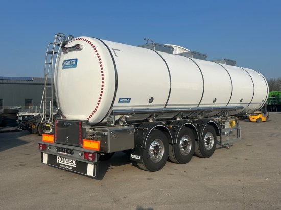 Romex R-31, Lebensmitteltankauflieger 31000l 3 Kammern - Puspiekabe cisterna: foto 2 Romex R-31, Lebensmitteltankauflieger 31000l 3 Kammern - Puspiekabe cisterna: foto 2