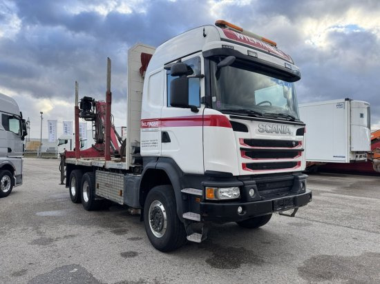 Scania G490 6X6 Blatt-Blatt Penz Kran 12.Z8.70 - Kokvedējs, Kravas auto ar manipulatoru: foto 1 Scania G490 6X6 Blatt-Blatt Penz Kran 12.Z8.70 - Kokvedējs, Kravas auto ar manipulatoru: foto 1