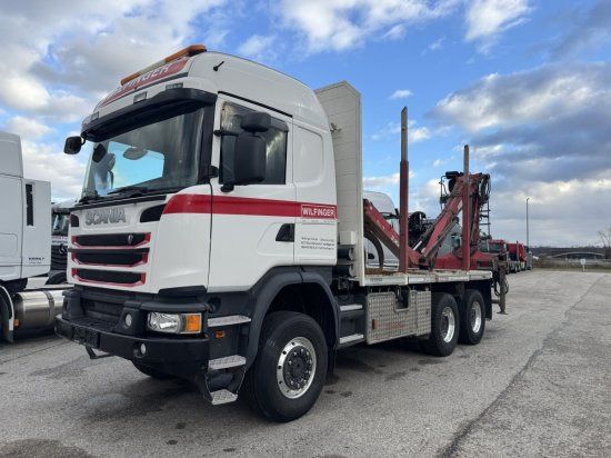 Scania G490 6X6 Blatt-Blatt Penz Kran 12.Z8.70 - Kokvedējs, Kravas auto ar manipulatoru: foto 3 Scania G490 6X6 Blatt-Blatt Penz Kran 12.Z8.70 - Kokvedējs, Kravas auto ar manipulatoru: foto 3