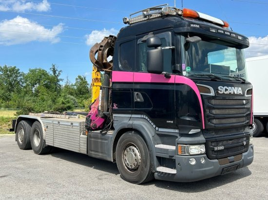 Scania R580 6x2, Schrottkran, E6, Lenk-Lift-Achse - Pacēlājs ar āķi, Kravas auto ar manipulatoru: foto 3 Scania R580 6x2, Schrottkran, E6, Lenk-Lift-Achse - Pacēlājs ar āķi, Kravas auto ar manipulatoru: foto 3