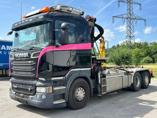 Scania R580 6x2, Schrottkran, E6, Lenk-Lift-Achse - Pacēlājs ar āķi, Kravas auto ar manipulatoru: foto 1 Scania R580 6x2, Schrottkran, E6, Lenk-Lift-Achse - Pacēlājs ar āķi, Kravas auto ar manipulatoru: foto 1